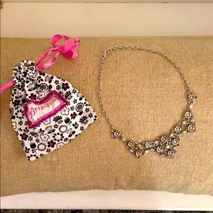 Brighton silver tone cascading necklace